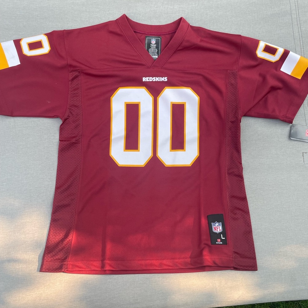 REDSKINS YOUTH JERSEY SIZE LARGE